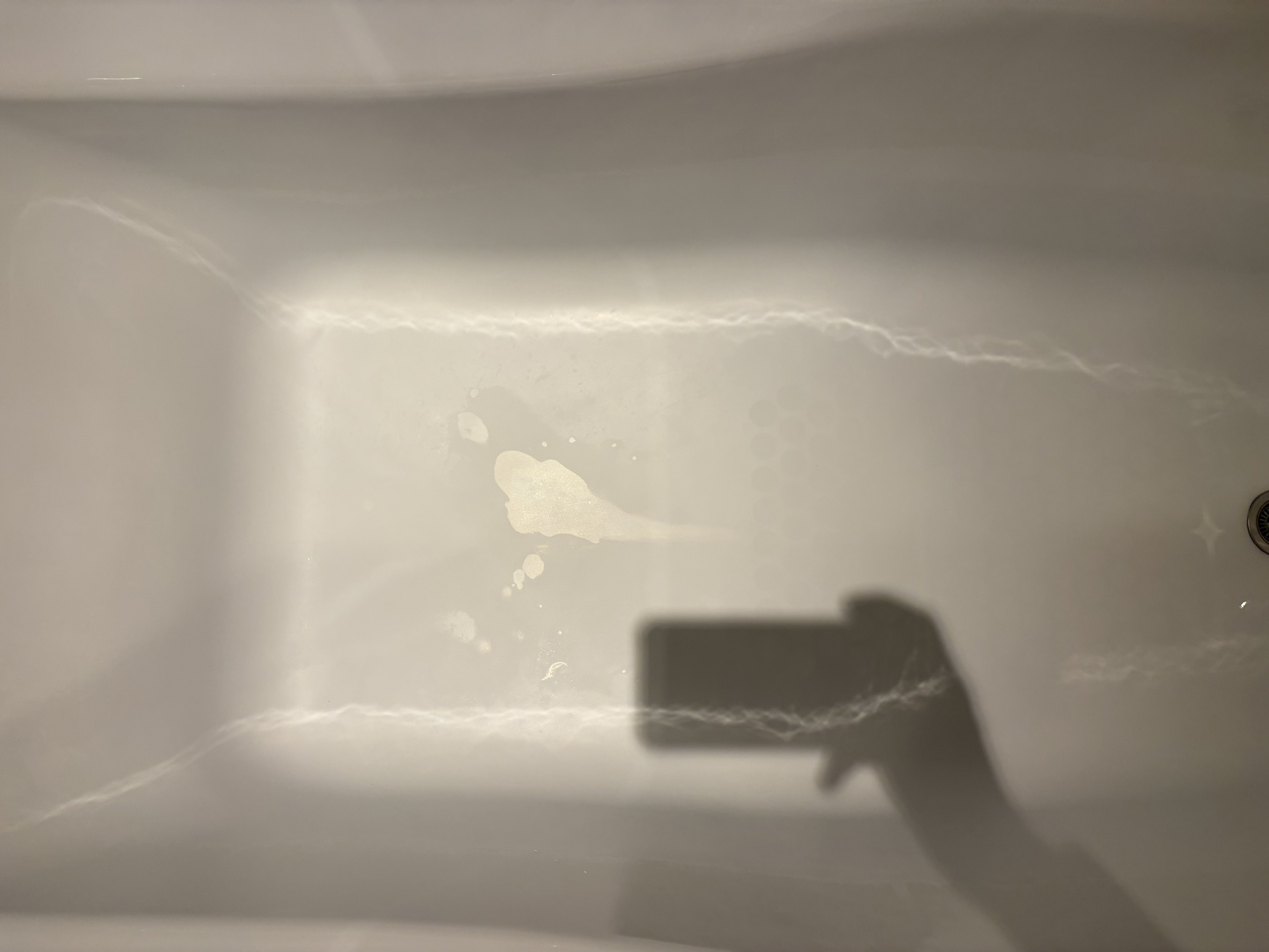 バスタブ（ホーロー）の研磨前